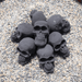 Halloween Ceramic Skull Fire Pit Decoration – 7pcs Reusable for Fireplace and Bonfire - Monsta Online