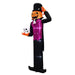 12FT Halloween Inflatable Pumpkin Man Holding Skull with LED Lights - Monsta Online
