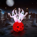 5.9FT Halloween Inflatable Pumpkin Ghost with LED Lights - Monsta Online