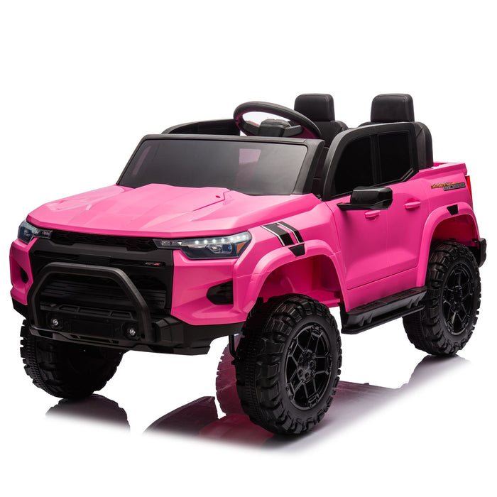 24V Two Seater Kids 4x4 Ride On Pickup Truck With Safety Belts Remote Control - Monsta Online