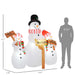 6.1FT Prelit Inflatable Three Snowmen with Signs and LED Lights - Outdoor Christmas Decoration - Monsta Online