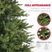 12FT Hinged Artificial Christmas Tree — 8410 Tips, Unlit, Full Realistic, Foldable Metal Stand - Monsta Online