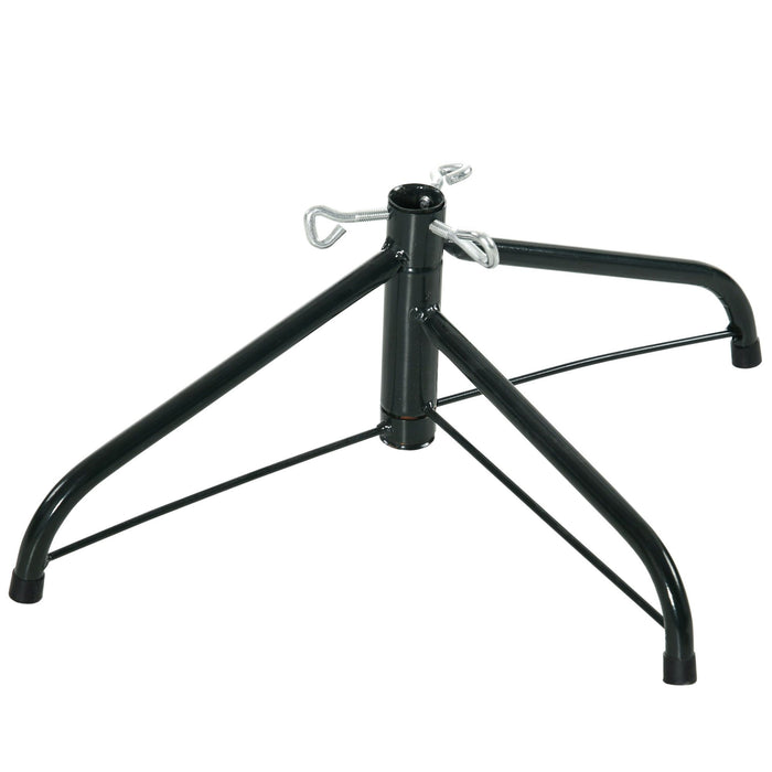 5FT Half Artificial Christmas Tree — 229 Tips, Auto - Open Hinged, Wall - Mounted, Unlit, Steel Base - Monsta Online