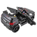 Black 12V Police Ride - On Car for Kids - Remote Control, Siren, Music & Suspension Features - Monsta Online