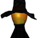 5.2ft Sound Activated Halloween Animatronic Black Witch – with Color - Changing LED Head and Creepy Sounds - Monsta Online