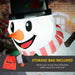 3FT Prelit Christmas Hanging Inflatable Snowman with LED Lights - Outdoor Window Decoration - Monsta Online