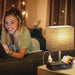 Fully Dimmable Bedside Table Lamp with Power Outlets USB Ports and Wooden Base - Monsta Online
