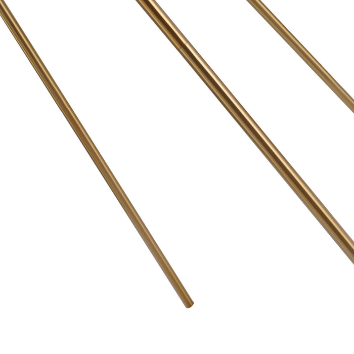 Modern Gold Tripod Floor Lamp with Fabric Shade for Stylish Living Rooms - Monsta Online