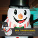 3FT Prelit Christmas Hanging Inflatable Snowman with LED Lights - Outdoor Window Decoration - Monsta Online