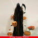 3.2ft Halloween Hanging Evil Pumpkin Man Prop – 2D Horror Background for Indoor and Outdoor Décor - Monsta Online