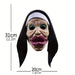 Halloween Nun Purge Mask – Scary Huge Mouth Witch Cosplay Headgear - Monsta Online