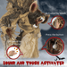 3ft Hanging Halloween Animatronic Bat – Sound Activated with Red Light - Up Eyes and Creepy Laughs - Monsta Online