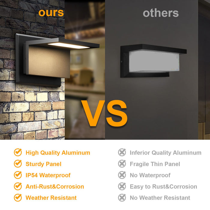 Modern Outdoor LED Wall Sconce Light for Porch and Entrance - Monsta Online