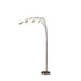 Elegant 72 - Inch Aluminum LED Arc Floor Lamp for Modern Living Spaces - Monsta Online