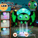 6ft Inflatable Halloween Spider with Rotating 3‑Color LED Lights - Monsta Online
