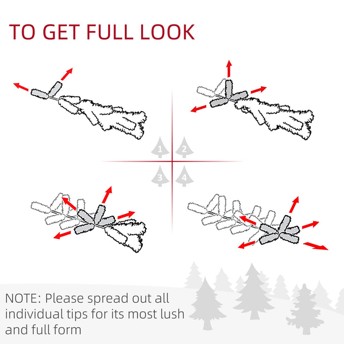 7.5FT Pre - Lit Pink Artificial Christmas Tree — 500 Warm LED Lights, 1346 Tips, Hinged, Metal Stand - Monsta Online