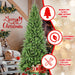 4FT Unlit Artificial Christmas Tree — 424 PE/PVC Tips, Hinged, Foldable Metal Base - Monsta Online