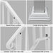 Heavy Duty Outdoor Stair Handrail for Home - Monsta Online