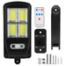 All - Weather Solar Motion Sensor Wall Lights with 100 Bright LEDs - Monsta Online