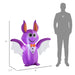 4ft Inflatable Halloween Bat with LED Lights – Blow Up Outdoor Yard Decoration - Monsta Online