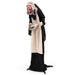 5.2ft Halloween Animatronic Old Lady Maid – Motion Activated with Flashing Red Eyes and Creepy Talking Phrases - Monsta Online