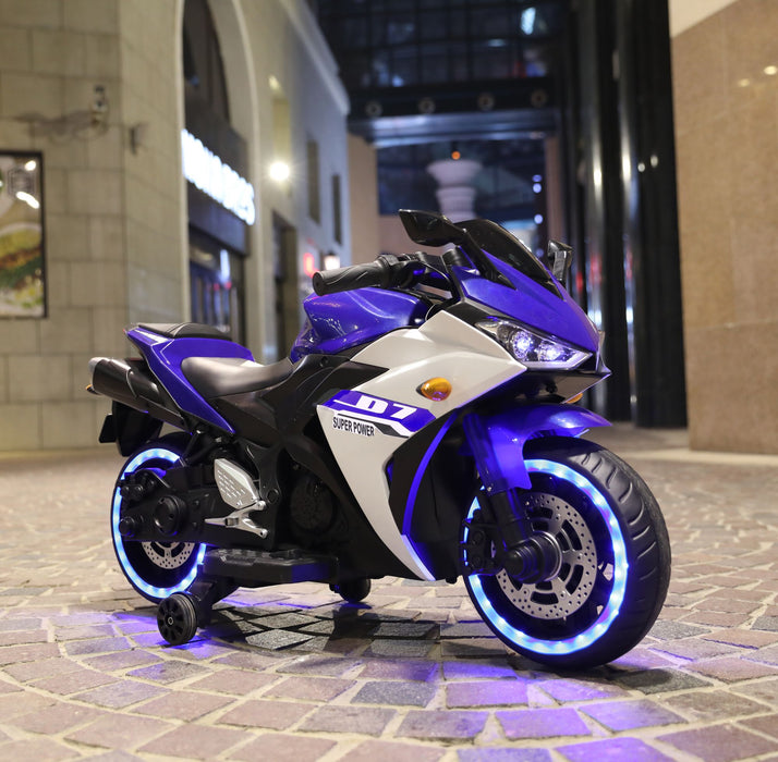 12V Electric Ride - On Kids with Manual Throttle and Lighted Wheels - Monsta Online