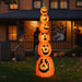9FT Halloween Inflatable Stacked Pumpkins with LED Lights - Monsta Online