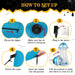 8.8FT Halloween Inflatable UFO with Built - in LED Lights and Stand Inside Design - Monsta Online