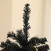 6FT Black Artificial Christmas Tree — 1000 Tips, Unlit, Auto - Open Hinged, Full Wide Shape, Steel Base - Monsta Online