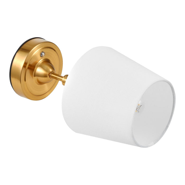 Cordless Rechargeable Table Lamp - Gold Finish with Dimmable 3 Brightness Levels - Monsta Online