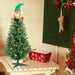3FT Tabletop Pre - Lit Artificial Christmas Tree — 129 Tips, Santa Decor, Plastic Feet - Monsta Online