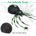 6FT Halloween Inflatable Spider with LED Lights – Giant Blow Up Yard Decoration - Monsta Online