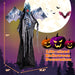 6ft Sound - Activated Halloween Animatronic Dragon Ghost – Roaring Sound, Posable Wings and Light - Up Eyes - Monsta Online