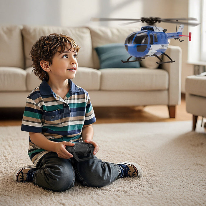 NightHawk: 4 - Channel Beginner - Friendly Remote Control Helicopter With Spot Light - Monsta Online