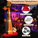 12ft Inflatable Grim Reaper Ghost with Skull and LED Lights - Monsta Online