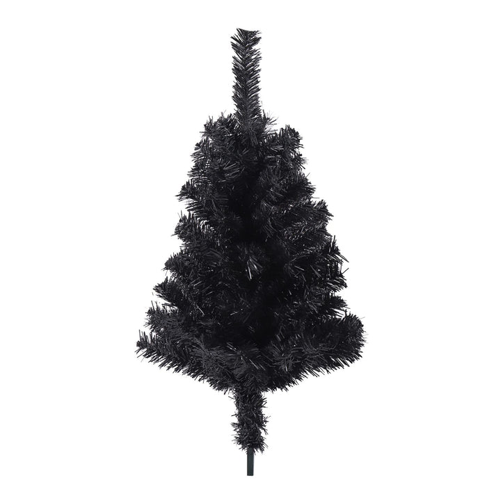 7.5FT Black Pencil Artificial Christmas Tree — 1000 Tips, Slim Space - Saving, Foldable Metal Stand - Monsta Online