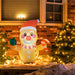 3FT Prelit Hanging Inflatable Gingerbread Man with LED Lights - Outdoor Christmas Window Decoration - Monsta Online