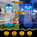 8.8FT Halloween Inflatable UFO with Built - in LED Lights and Stand Inside Design - Monsta Online