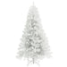 7.5FT White Artificial Christmas Tree — 1346 Tips, Unlit, Auto - Open, Wide Full Shape, Steel Base - Monsta Online