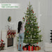 9FT Sparse Artificial Christmas Tree — 4306 Tips, Unlit, Auto - Open Hinged, PE Cedar, Steel Base - Monsta Online