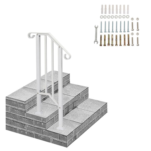Heavy Duty Outdoor Stair Handrail for Home - Monsta Online