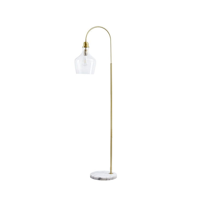 Modern Arched Floor Lamp with Elegant Marble Base for Stylish Living Rooms - Monsta Online
