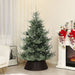 6FT Wide Artificial Christmas Tree — 795 Tips, Unlit, Auto - Open, Easy - Shape Branches, Steel Base - Monsta Online
