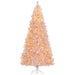 7.5FT Pre - Lit Pink Artificial Christmas Tree — 500 Warm LED Lights, 1346 Tips, Hinged, Metal Stand - Monsta Online