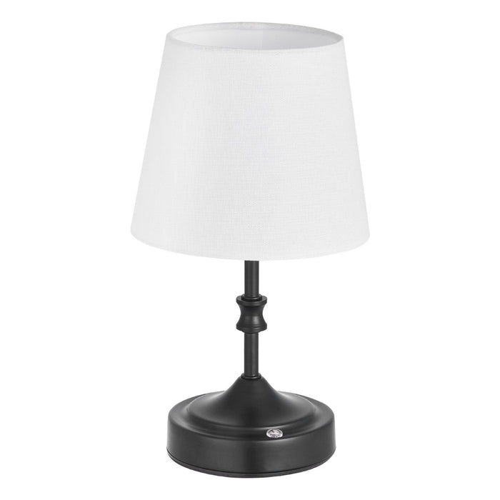 Cordless Rechargeable Table Lamp with Fabric Shade - 3 Dimmable Brightness Levels - Monsta Online