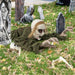 5.2ft Groundbreaker Halloween Animatronic Zombie – Sound Activated Crawling with Spooky Sounds - Monsta Online