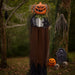 5.6ft Sound - Activated Pumpkin Head Ghost Halloween Animatronic – Glowing Eyes and Creepy Sounds - Monsta Online