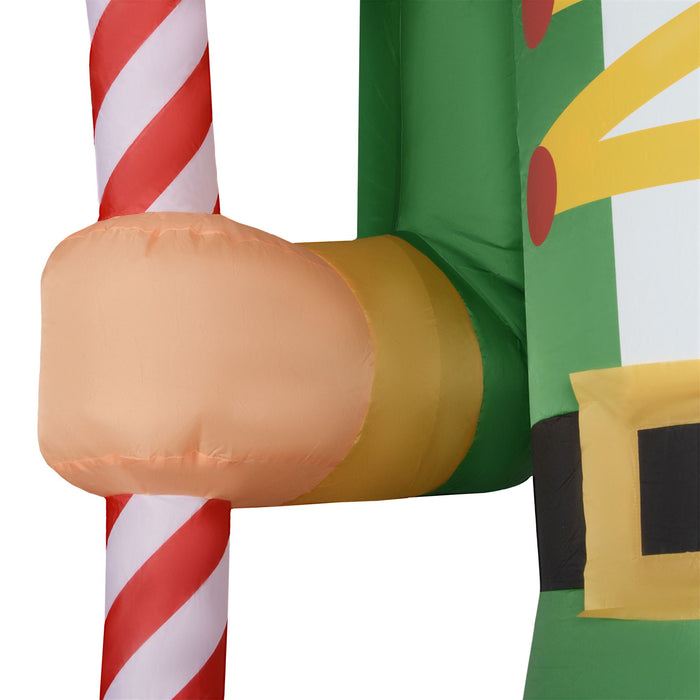 12FT Prelit Inflatable Green Nutcracker Soldier with LED Lights - Outdoor Christmas Decoration - Monsta Online