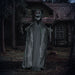 6ft Halloween Animatronic Skeleton Witch – Sound Activated with Light - Up Eyes, Glowing Chest and Creepy Chain Howls - Monsta Online