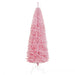 7FT Pink Pencil Artificial Christmas Tree — 818 Tips, Unlit, Auto - Open Hinged, Space - Saving, Steel Base - Monsta Online